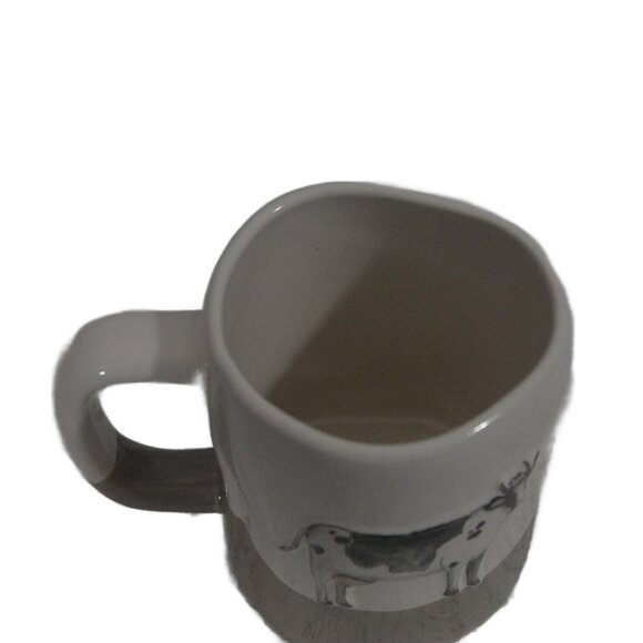Rae Dunn Double Sided moo Mug 16 oz Ceramic - Picture 4 of 5